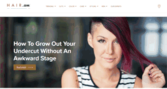 Desktop Screenshot of hair.com