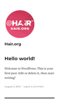 Mobile Screenshot of hair.org